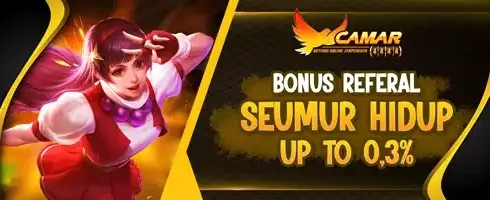 Bonus Referral Hingga 0.3% Seumur Hidup promotional banner