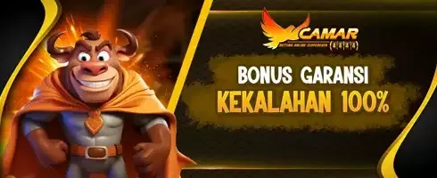 GARANSI KEKALAHAN 100% promotion banner
